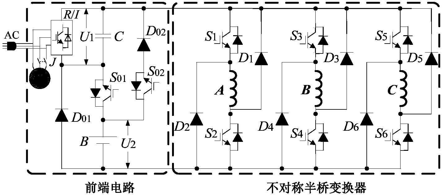 一种基于功能集成式变换器的开关磁阻电机系统